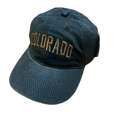 Sombrero Breckenridge Colorado The Game correa ajustable usado áspero desgastado Foto 1 de 4