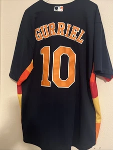 Nike Official Yuli Gurriel Houston Astros Space City Connect Jersey Size XL Men - Picture 1 of 6