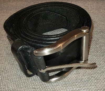 Martin Dingman Bridle Leather Belt Mens 38 Black - Image 1 of 4