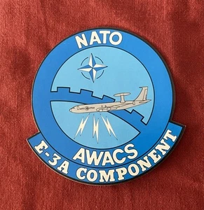 Vintage 1990’s NATO AWACS E-3A COMPONENT Sticker Military Alliance GERMANY OTAN - Bild 1 von 2