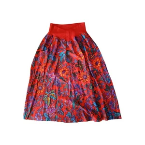 Emporio Armani 80er Vintage Archive Damen High Waist Blumen Viskose Rock 42 M - Bild 1 von 11