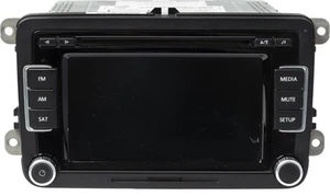 2012-15 Volkswagen Beetle Passat AMFM SAT Radio 6 Disc CD MP3 Player 1K0035180AD - Picture 1 of 5