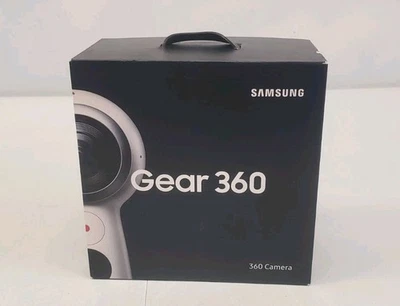 Samsung Gear 360 4K Spherical VR Camera White New In Box - Image 1 of 3