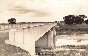 GRISWOLD IA BRÜCKE AUF HIGHWAY 100 RPPC ECHTFOTO POSTKARTE 100625 U - Bild 1 von 2