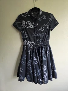 Emporio Armani Kinder Kleid Größe 12Y Grau Swirl  - Bild 1 von 11