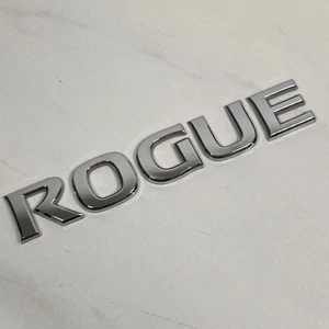 2008-2013 Nissan Rogue SV Emblem Logo Badge Letters Rear Tailgate Trunk Chrome - Picture 1 of 13