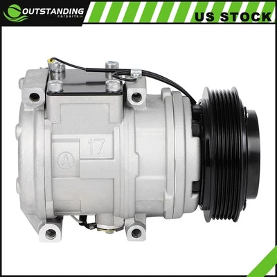 ?Compresor de aire acondicionado con embrague para Toyota Sienna 1998-1999 2000 2001 2002 2003 Foto 1 de 4