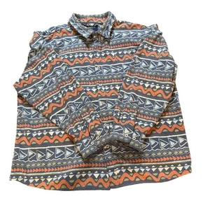 Camicia uomo Chubbies manica lunga con bottoni stampa astratta taglia XXL - Foto 1 di 16