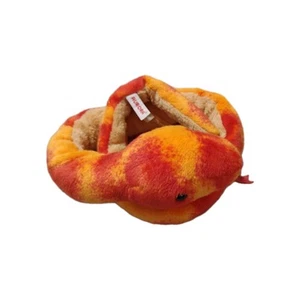 Schlange Plüsch rot und orange, ca. 50 Zoll lang Aurora - Bild 1 von 2