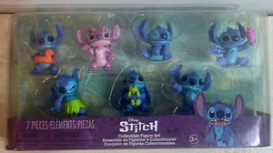 Disney Stitch 7pc. Collectible Figure Set NEW #2 - Picture 1 of 2