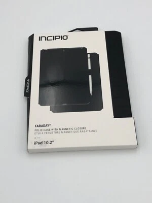 Incipio Faraday iPad 10.2” Folio Case With Magnetic Closure Black - Image 1 of 2