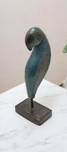 Vintage Holz Papagei Vogel Figur original alt handgeschnitzt - Bild 1 von 6