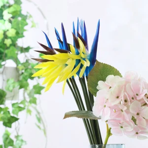 Flowers Strelitzia Artificial Bird Of Paradise Wedding Home Decor 60cm Large - Picture 1 of 15