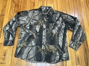 Vtg Walls Real Tree Hardwoods Camouflage Long Sleeve Button Down Shirt Men's XL - Picture 1 of 7