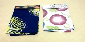 TENUGUI Japanese (hand towel ) 2 towels Hujisaki NANABI & ASAGAO From Japan - Picture 1 of 12