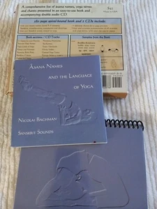 Asana Names & The Language of Yoga Book & Double CD Set Sanskrit Sounds - Imagen 1 de 5