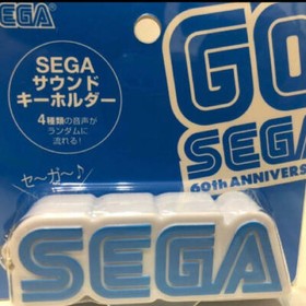 SEGA Sound Keychain Four types of audio 2 x LR44 batteries RARE Japan used