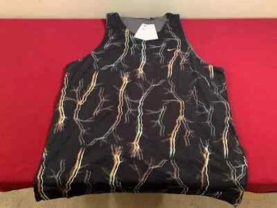 Camiseta sin mangas de baloncesto reversible Nike Premium gris dorado DQ5830-739 para hombre talla XL NUEVA Foto 1 de 4