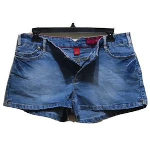 Glo Size 11 Junior Blue Denim Medium Wash Stretch Shorts - Picture 1 of 5