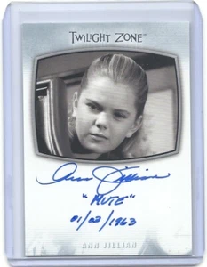 Twilight Zone 2020 Ann Jillian inscripción autógrafo tarjeta automática ""Mute" 01/03/1963 - Imagen 1 de 2