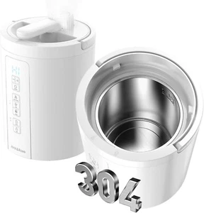 Jack & Rose EH30UA Warm Mist Humidifier 3L Stainless Steel Quiet Filterless Stea - Picture 1 of 7
