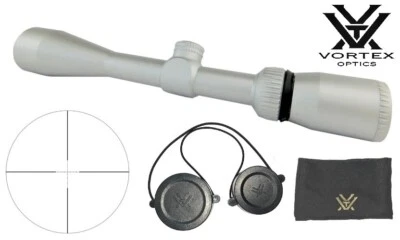 Vortex Crossfire II SATIN SILVER Cerakote 4-12x44 BDC Dead-Hold Scope 31015 - Image 1 of 3