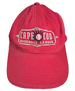 Cape Cod Baseball League Cap Harvard Square Brand Red Cotton Hat Embroidered - Picture 1 of 4