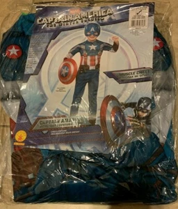 Captain America Winter Soldier Rubies Costume Boys Large 12-14 NEW - Picture 1 of 2