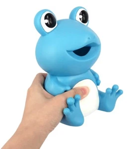 Squeeze Me Froggy Medium mit Sound Frosch Animolds Squeeze Toys 6,3" - Bild 1 von 5