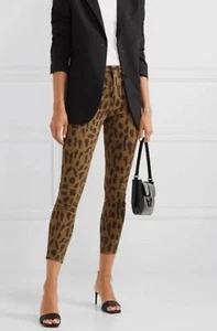 NEW L’AGENCE Margot High Rise Skinny Leopard Jeans (Size 23) - Picture 1 of 12