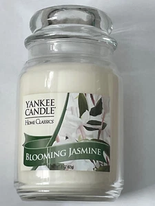 Yankee Candle Blooming Jasmine Large 22 oz Single Wick House Warmer Jar NEW - Picture 1 of 6