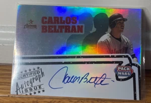 2005 TOPPS CARLOS BELTRAN AUTOGRAPH AUTO PACK WARS ASTROS - Picture 1 of 2