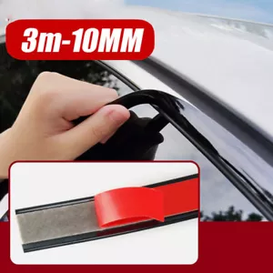 Car Body Side Door Window Garnish Sticker Bumper Molding Trim Strip Accessories - Foto 1 di 11