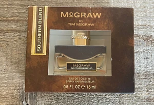 TIM MCGRAW Southern Blend Men’s Cologne NEW in Box DISCONTINUED RARE! 0.5 FL OZ - Picture 1 of 8