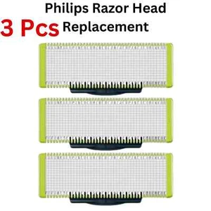 3X Philips OneBlade Razor Shaver QP2520/QP2630 Replacement Blade Head One Blade - Picture 1 of 1