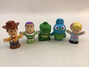 Fisher Price Little People Magic Disney Toy Story Buzz Woody Rex Bo Peep Bunny - Picture 1 of 12