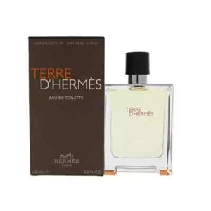 HERMÈS Terre D'hermes 3.4oz Men's Eau de Toilette New Sealed Fast Free Shipping - Picture 1 of 1