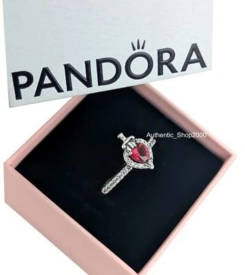 New Authentic PANDORA 925 Red Heart Disney Villains Evil Queen Ring 193422C01 - Image 1 of 4