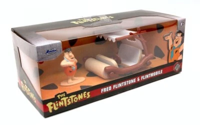 MODELLINO AUTO STATICO JADA TOYS THE FLINTSTONE FAMILY CAR + FIGURE SCALA 1/32 - Immagine 1 di 4
