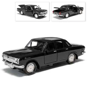 GAZ 2401 Wolga Metall Modell Diecast Auto Maßstab, Sammler Spielzeugautos, schwarz, 1/36 - Bild 1 von 6