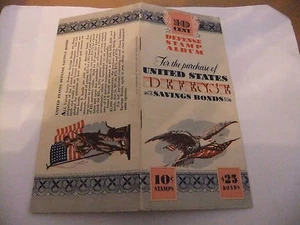 Vintage 1940's Government Defense  America on Guard $0.10 Cent Stamp Album - Picture 1 of 1