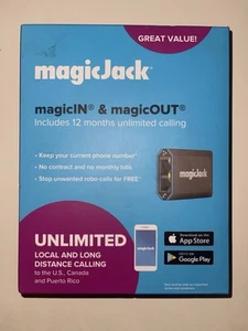 MagicJack - HOME VoIP Telephone Adapter with 12 Months of Service - Picture 1 of 2