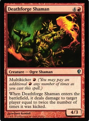MTG TCG - Deathforge Shaman 141 Conspiracy - NM Free Shipping $5+ - Image 1 of 2