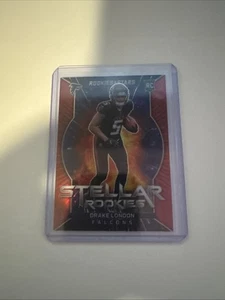 Panini Rookies & Stars 2022 - Stellar Rookies Red Prizm #SR-9 Drake London... - Imagen 1 de 2