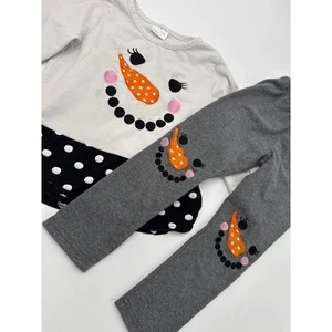 Sparkle in Pink | Completo 2 Pezzi | Bambina 5T | Bianco Grigio Nero | Set Pupazzo di Neve - Foto 1 di 10