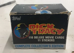 Topps Dick Tracy 110 Deluxe Movie Cards With 11 Stickers New In Open Box - Picture 1 of 3