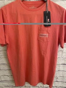 Nueva con etiquetas Camiseta Vineyard Vines SS Color Coral Lacrosse 1998 Retro Gráfico Talla Grande L - Imagen 1 de 8