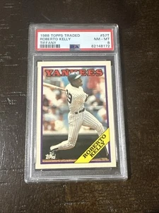 1988 Topps Traded Tiffany #57T Roberto Kelly New York Yankees PSA 8 NM-MT - Bild 1 von 2