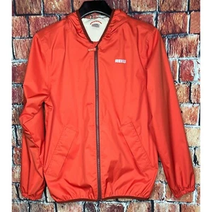 REI Co-op Kids Unisex Large 14/16 Hooded Soft Shell Windbreaker Orange Jacket - Picture 1 of 4
