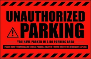 Parking Violation Stickers Hard to Remove, Joyfulmap 100Pcs Super Stick No Pa... - Picture 1 of 8
